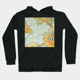 old vintage painting flower leaf pattern Hoodie